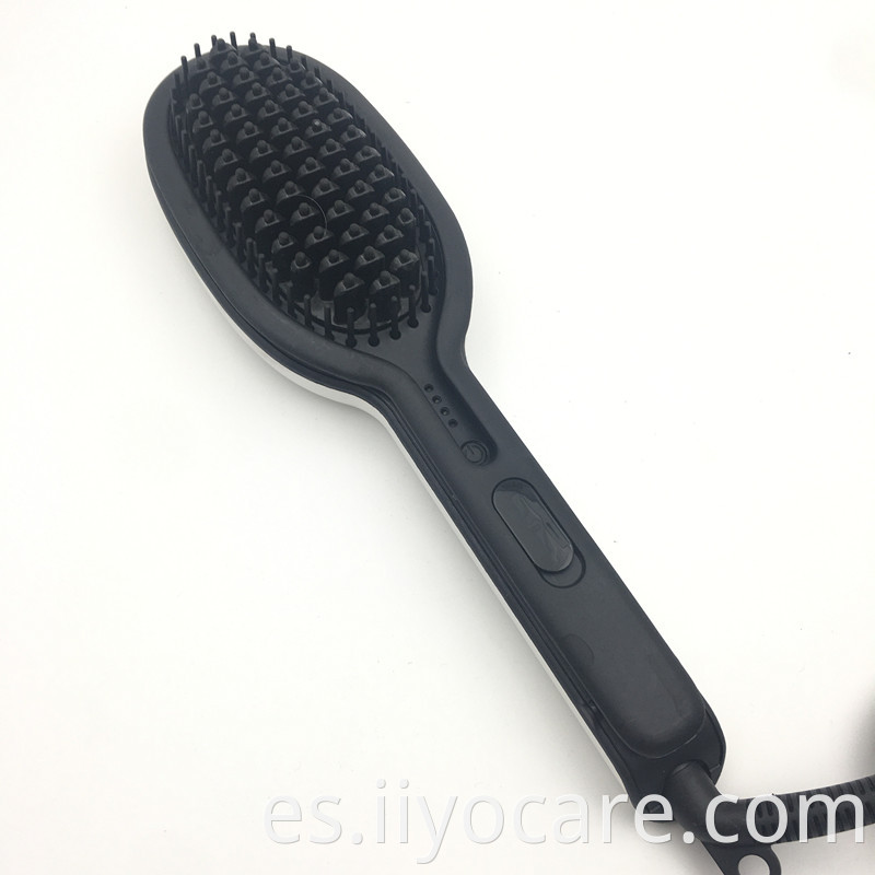 Amazon Hairdressing Tool Férula eléctrica Calentamiento rápido Peine de pelo liso